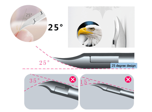 Toenail Clippers for Thick Ingrown Toe Nails Heavy Duty Precision Nail Scissor - Picture 4 of 12