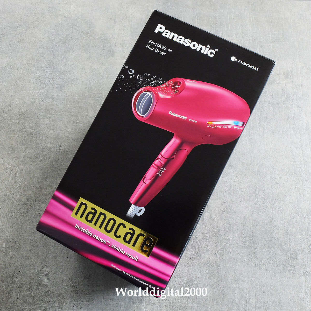 PANASONIC Nano care Hair Dryer EH-NA98 Pink Care for hair scalp skin AC  220~240V