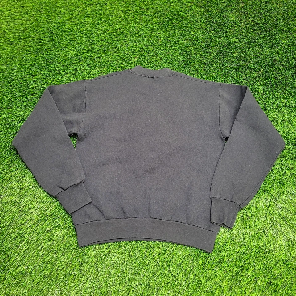 Sudadera vintage años 90 San-Antonio Texas para mujer mediana 19x23 negra Foto 2 de 4