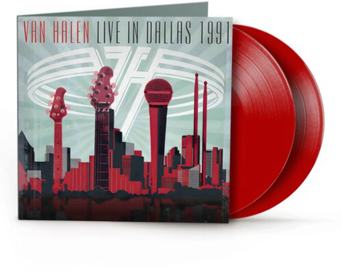 Van Halen Live in Dallas 1991 RSD Red Vinyl 2LP Etched Side