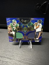 2025 Panini Select - Multiverse Memorabilia Blue Justin Fields #MVJ-JFS