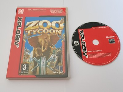 Zoo Tycoon 1 Basisspiel PC CD ROM Microsoft 2001 Simulation Build Your Zoo