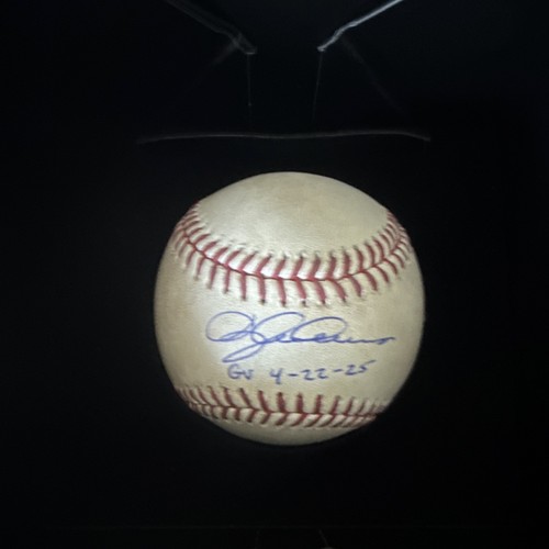 Tapis de baseball officiel MLB contre Orioles FA utilisés jeu signé Dylan Crews - Photo 5/7