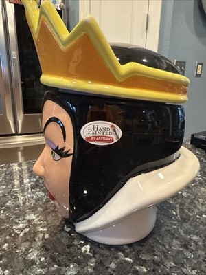 NEW! Disney Villains Evil Queen Sculpted Ceramic Cookie Jar | eBay