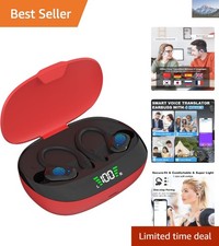 Lightweight Language Translator Earbuds with 8 Offline Options  Fast Charging