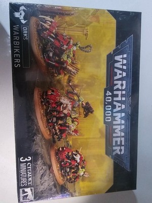 Warhammer 40K  Orks Warbikers - New in Box