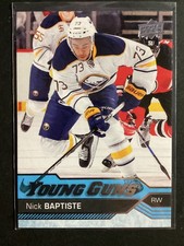 2016-17 Upper Deck Young Guns #477 Nick Baptiste Rookie (RC) Buffalo Sabres
