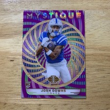 2023 Panini Illusions Josh Downs Mystique Purple #21 RC SSP Error 1/1 ? Colts