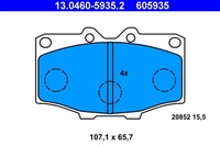 ATE Bremsbelagsatz Scheibenbremse 13.0460-5935.2 FüR Toyota Hilux Land Cruiser 4