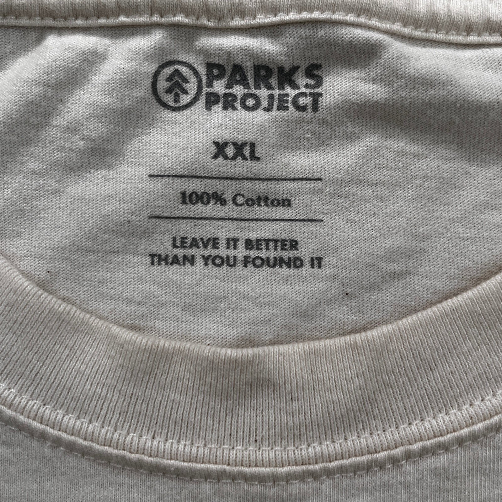 Parks Project National Parks T-Shirt Men's XXL All Cotton Ecology Nature EC