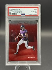 2024 Prestige Lamar Jackson Red Xtra Points /999 PSA 10 Ravens MVP 🔥