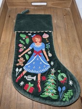 Pottery Barn Kids Rifle Paper Co. Nutcracker Velvet Stocking  Clara