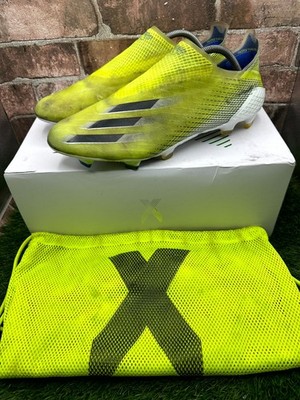 Adidas X Ghosted+ FG FW6911 Fußballschuhe Herren UK 11 Solar Gelb Schwarz mit Karton