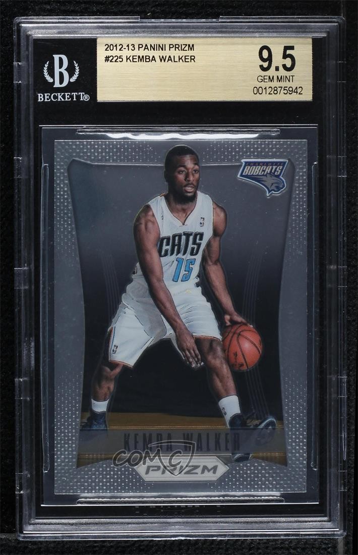 2012-13 Panini Prizm Kemba Walker #225 BGS 9.5 GEM MINT Rookie RC 05ri