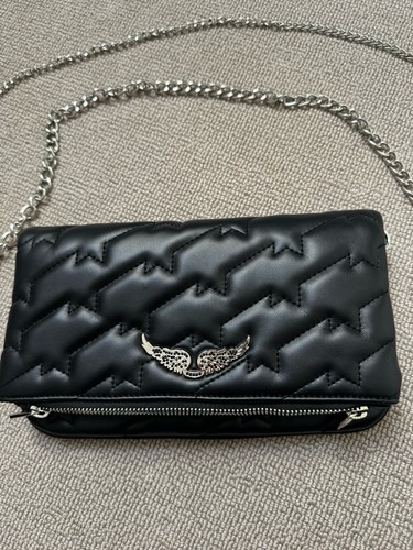 Zadig And Voltaire Black Leather Crossbody Bag