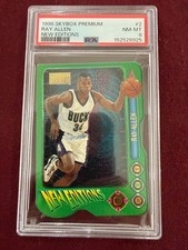 Ray Allen 1996 Skybox Premium New Editions Rookie Card RC PSA 8 NM-Mint. rookie card picture