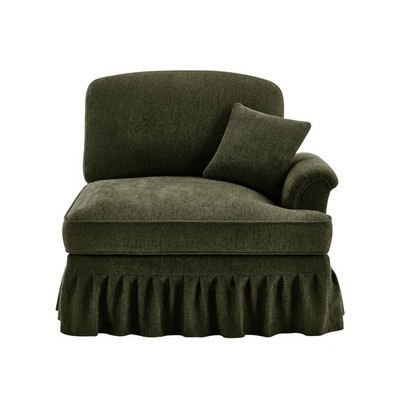 Sofa RSF Chenille W/1 Pillow -Green