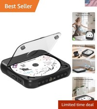 CD Player Portable with Dual Stereo Speakers, Rechargeable Portable CD Player...