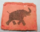WW2 4 CORPS REGIMENT (RIGHT) CLOTH FORMATION SIGN BADGE MILITARY PATCH ORIGINAL