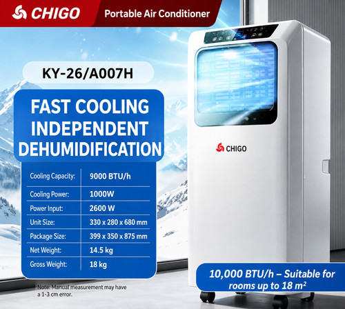 Chigo Portable Air Conditioner 9000BTU KY-26/A007H