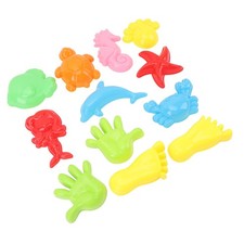12Pcs Sand Moulds Set Multiple Different Shapes Sand Molding Tools CU