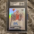 Panini 2023-24 Prizm Deca Dyson Daniels #DS-DYS Silver Prizm SGC 10/8 Auto