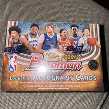 2025-26 Bowman Chrome Value Box (60) Cards — In Hand Ships Today!