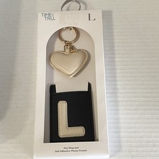 Personalized Letter Keychain And Card Holder Accessories L