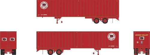 Furgoneta de volumen de correo exterior Fruehauf Rapido Trains 403023 HO LV 40' #200033 | Zustand: New