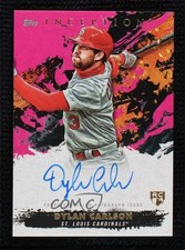 2021 Inception Rookie and Emerging Star Magenta 43/99 Dylan Carlson Auto 4t6