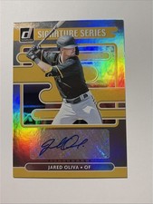 2021 Panini Donruss - Signature Series Jared Oliva #SS-JO (AU, RC) HOLO