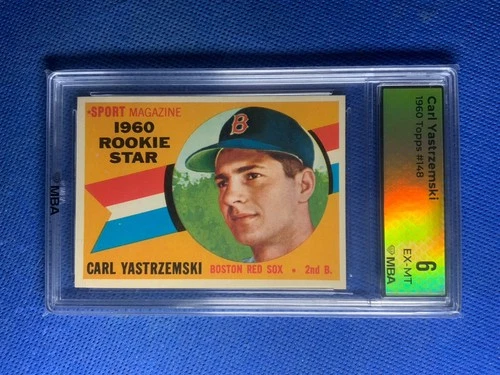1960 Topps #148 Carl Yastrzemski (RC)Rookie MBA 6