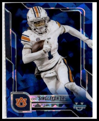 2025 Bowman University Chrome Sapphire #186 Eric Singleton Jr.