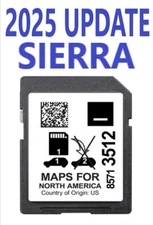 *NEWEST UPDATE* 2025 GPS NAVIGATION SD CARD 2019-2022 SIERRA MODELS