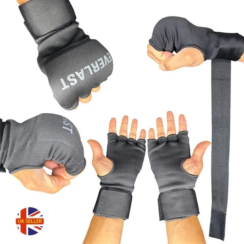 Everlast Gel Inner Hand Wraps Gloves Boxing Fist Padded Bandage MMA Strap Mitts