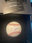 Eury Perez 2025 Fanatics Under Wraps OML Autographed Baseball Marlins COA