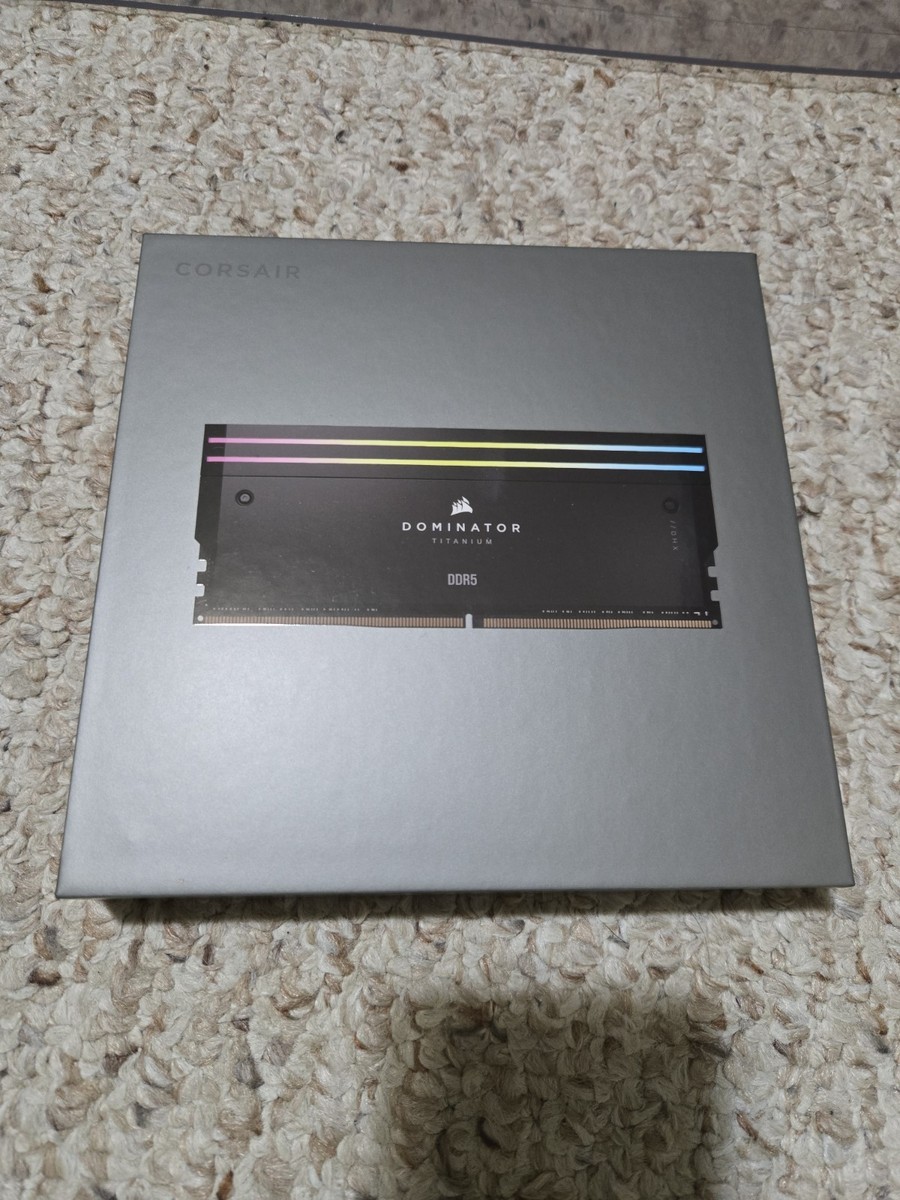 Corsair Dominator Titanium RGB 32GB (16gb*2) DDR5 6400mhz CL32 | eBay