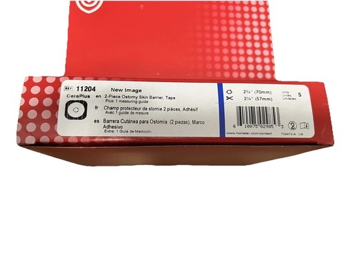 Hollister CeraPlus 11204 Stoma Hautbarriere 2 3/4" (70mm) 3 Boxen  - Bild 2 von 3