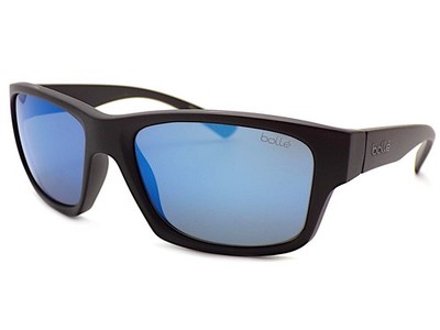 Bolle polarisierte Sonnenbrille Holman schwimmbar schwarz/offshoreblaue Gläser 12648