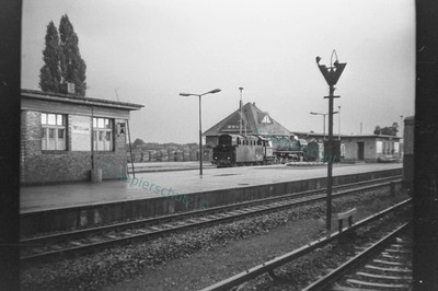 Bernau near Berlin Station Steam Locomotive/Photo Print 10x15cm approx. 1979 #10_832r