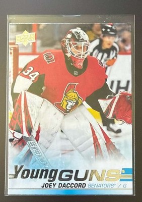 2019-20 Upper Deck #477 Joey Daccord Young Guns