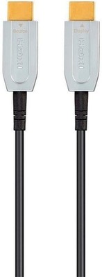 Monoprice SlimRun AV Series 4K HDR 50ft Fiber Optic HDMI Cable - Black