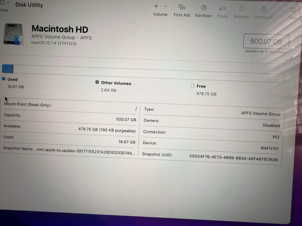 MacBook Pro (Retina, 13 pulgadas, principios de 2015) Core i5 2,9 GHz 8 GB RAM 500 GB SSD Foto 4 de 4