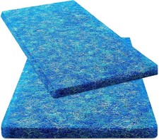 2 Pcs Pond Filter Mat 40" x 20" x 1.5" Koi Media Pad Extra Thick Pond Filter Pad