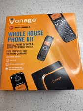 Motorola Vonage Whole House Phone Kit, Model VDV22-CVR Dect 6.0 Phone System New
