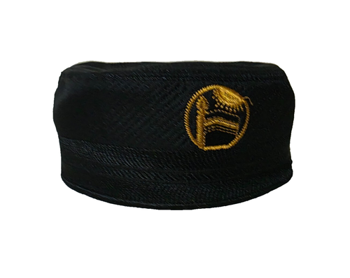 Hats For Muslims | Islamic Hats | Tupi |  Kufi Head Wear Black and White | - Picture 2 of 5