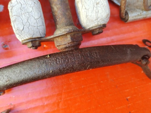 pedali bronzino portariviste maniglia saltafossi bici epoca - Foto 7 di 12