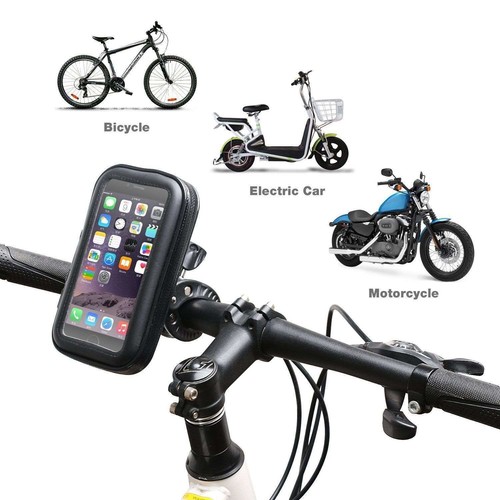 support de téléphone portable pour vélo Housse étanche et tactile + Support - Photo 3/15