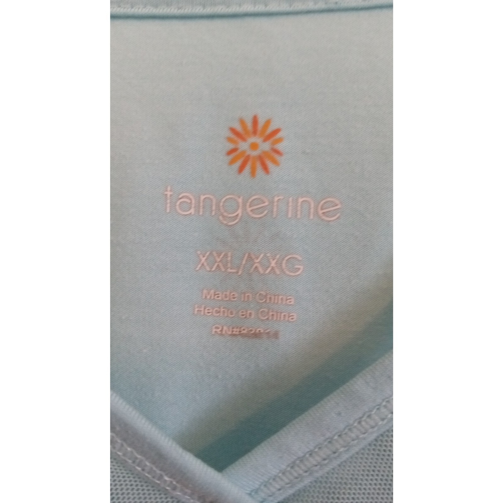 Tangerine Blue basic pinched back everyday tee - image 3