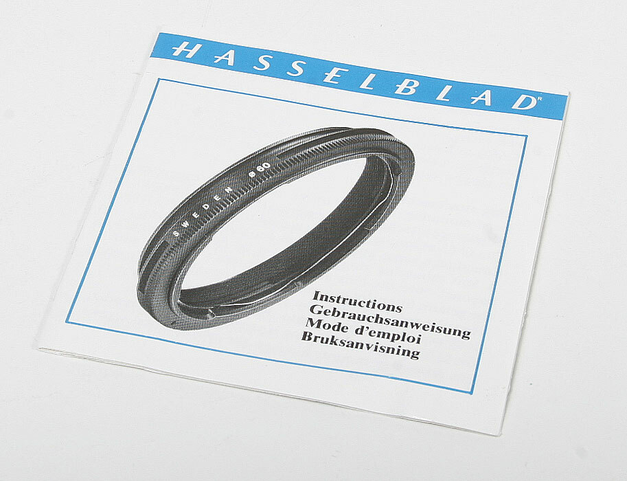 HASSELBLAD LENS MOUNTING RING MANUAL/89825 | eBay